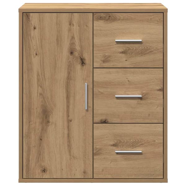 vidaXL Serviesskap Artisan Eik 60 x 31 x 70 cm Konstruert tre