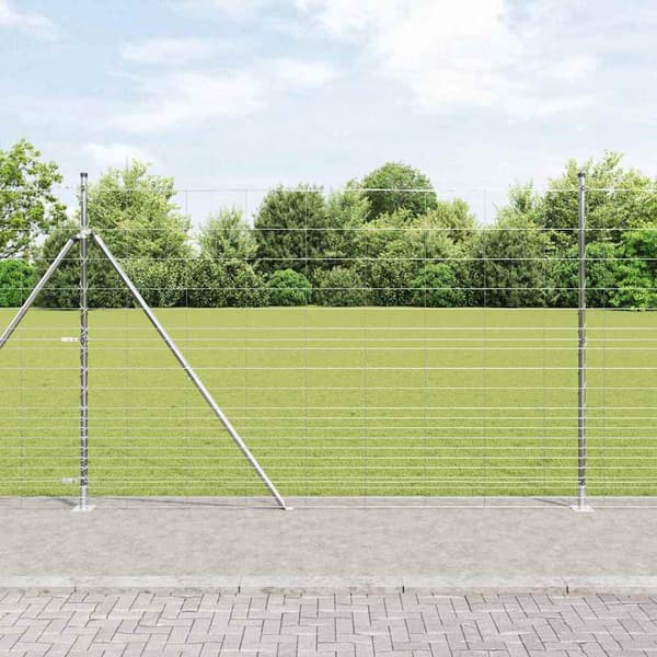 vidaXL Gjerdepåle Galvanisert 25 x 1,6 m Stål