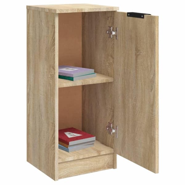 vidaXL Skjenk sonoma eik 30x30x70 cm konstruert tre