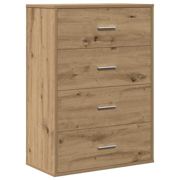 vidaXL Serviesskap Artisan Eik 60 x 31 x 84 cm Konstruert tre