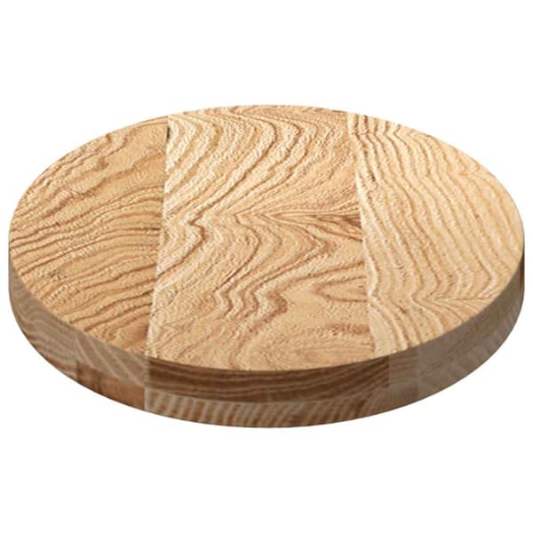 vidaXL Bordplate 80x40x4 cm oval heltre eik