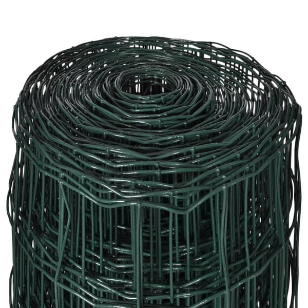 vidaXL Eurofence stål 10 x 1,2 m grön
