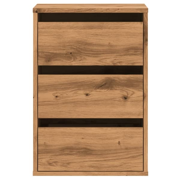 vidaXL Kommode artisan eik 40x41x58 cm konstruert tre
