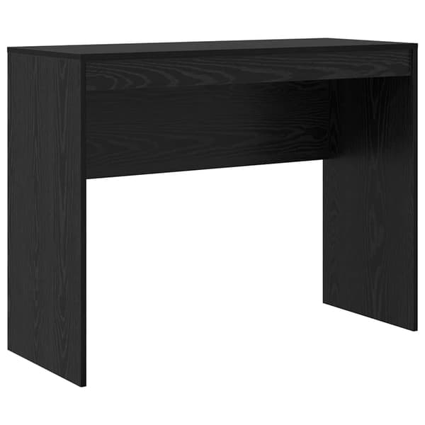 vidaXL Skrivebord Svart Eik 100 x 40 x 76 cm