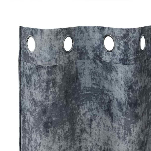 vidaXL Sammetsgardiner 2 pcs Silvergrå 245 x 140 cm Sammet