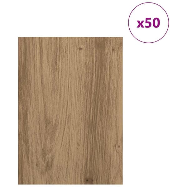 vidaXL Dekorpaneler 50 pcs Artisan Eik 21 x 30 x 0,27 cm