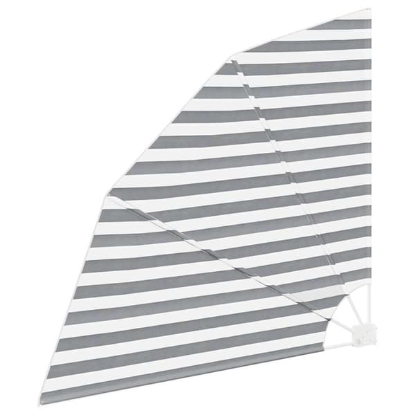 vidaXL Balkongskärm Antracit och vitt 140 x 140 cm Polyester
