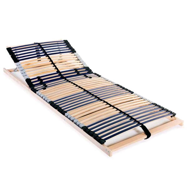 vidaXL Spilebase med 42 lameller 7 soner 80x200 cm