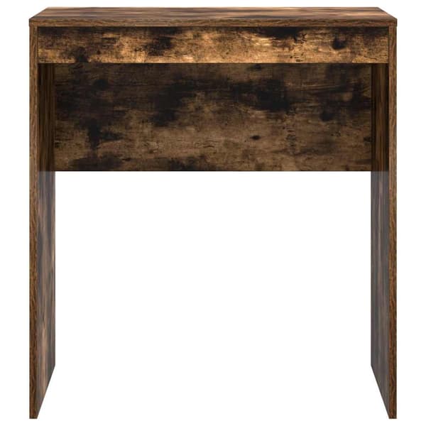 vidaXL Skrivebord Røkt eik 70 x 40 x 76 cm