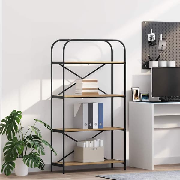 vidaXL Bokhylle Artisan Eik 80 x 30 x 146 cm Konstruert tre