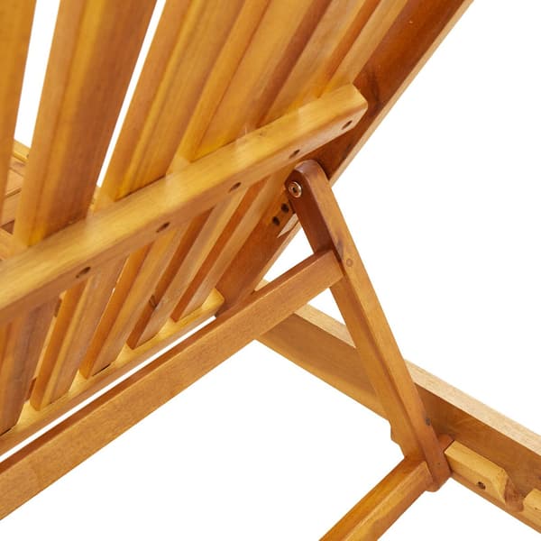vidaXL Solstol Brun 125 x 200 x 84 cm Solid akasietre