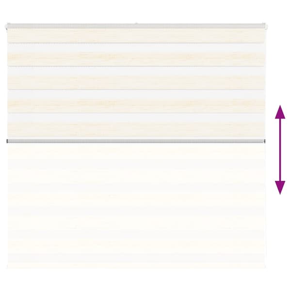 vidaXL Rullgardin zebra 155x100 cm tyg bredd 150,9 cm polyester