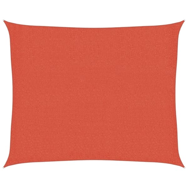 vidaXL Solseil 160 g/m² terrakotta 2,5x3 m HDPE
