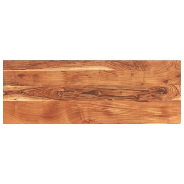 vidaXL Bordplate 140x60x3,8 cm rektangulær heltre akasie