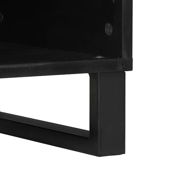 vidaXL Sideboard Brun 80 x 33 x 75 cm heltre mango