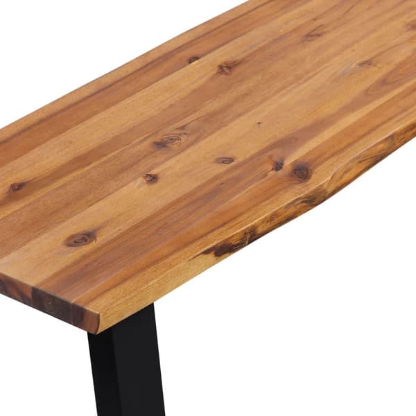 vidaXL Benk heltre akasie 145 cm