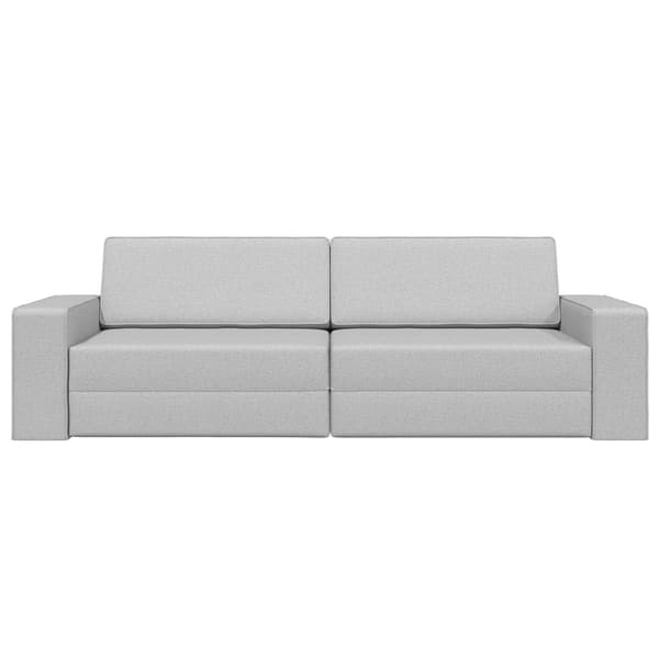 vidaXL Soffsäng Moln Grå 245 x 78 x 77 cm tyg