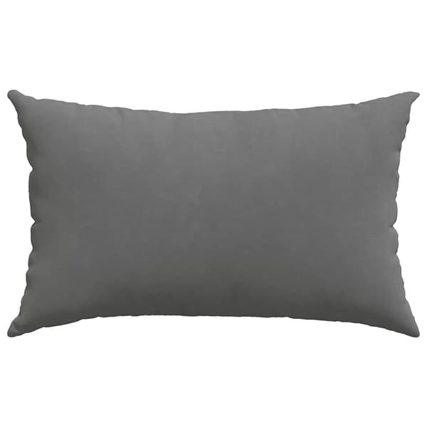 vidaXL Soffkuddar 2 st Mörkgrå 50 x 30 cm tyg