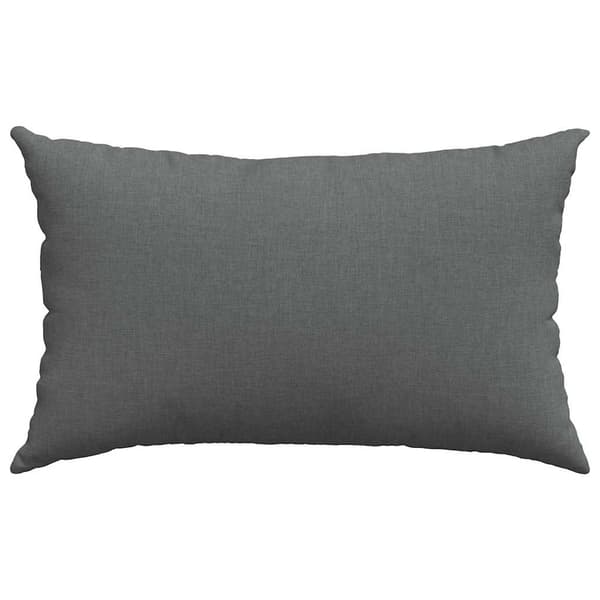 vidaXL Soffkuddar 2 st Mörkgrå 50 x 30 cm tyg