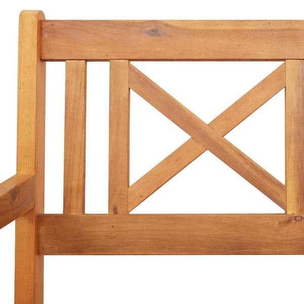 vidaXL Hage Stol 4 pcs 56 x 56 x 90 cm Solid akasietre