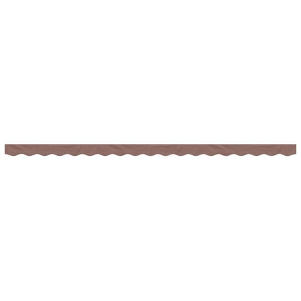 vidaXL Erstatningsstoff for markisekappe brun stripe 4,5 m