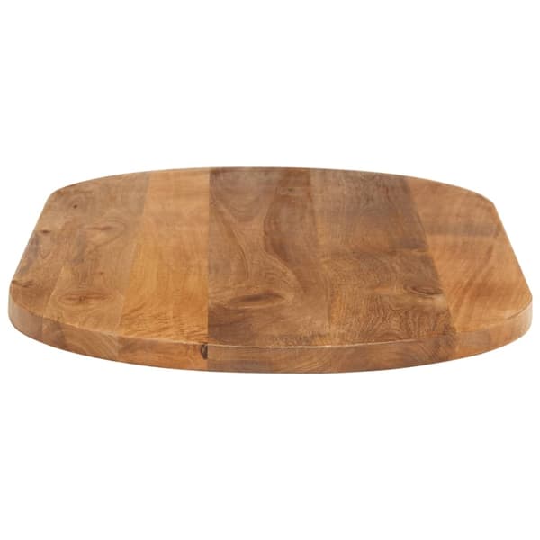 vidaXL Bordplate 120x50x2,5 cm oval heltre mango