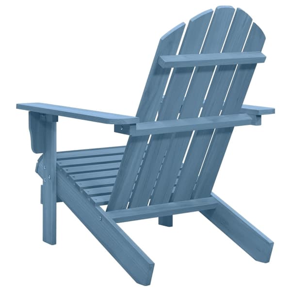 vidaXL Adirondack hagestol heltre gran blå