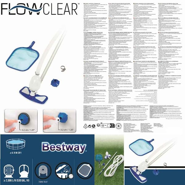 Bestway Poolrengöringskit Flowclear AquaClean