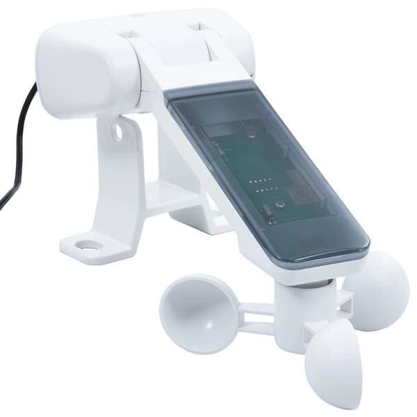vidaXL Automatisk markis med vindsensor & LED 300x250 cm antracit