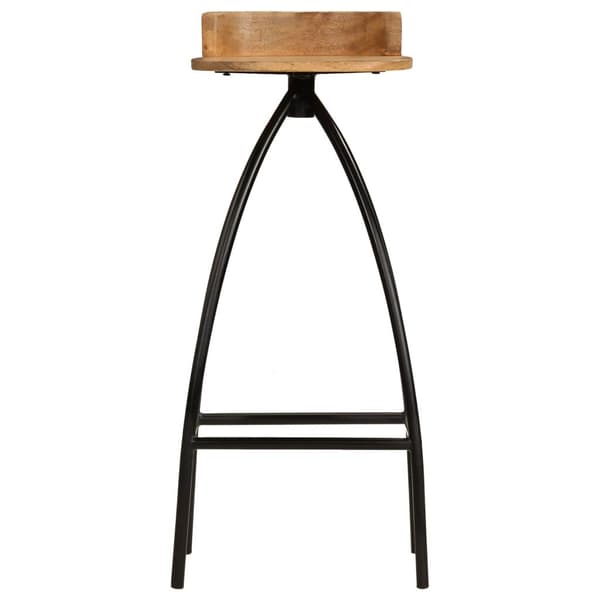 vidaXL Barstoler 2 stk heltre mangotre