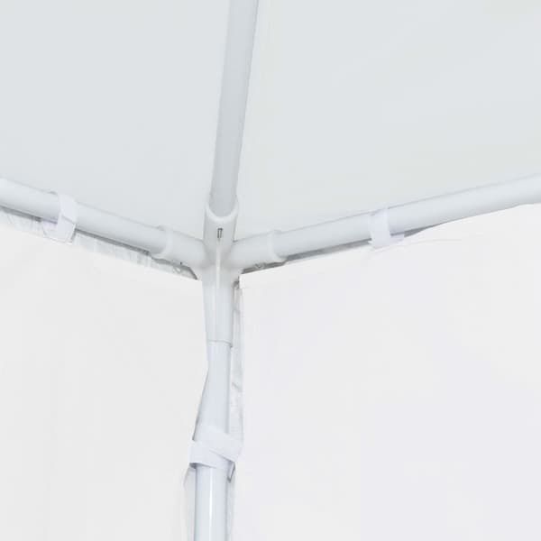 vidaXL Markise Hvit 3,5 x 2,5 m Metall