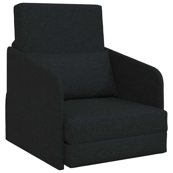 vidaXL Soffsäng 60cm Svart tyg