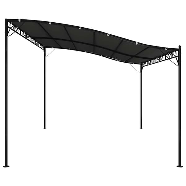 vidaXL Markis Vit 3 x 2,5 m Metall