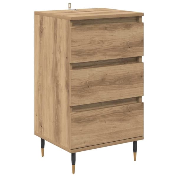 vidaXL Serviesskap artisan eik 35 x 40 x 70 cm Konstruert tre