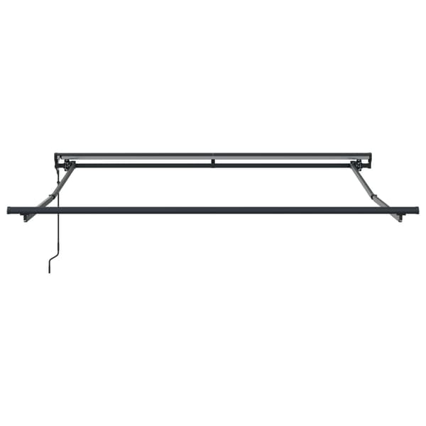 vidaXL Markisram Vit 350 x 250 cm Polyester med PU-beläggning