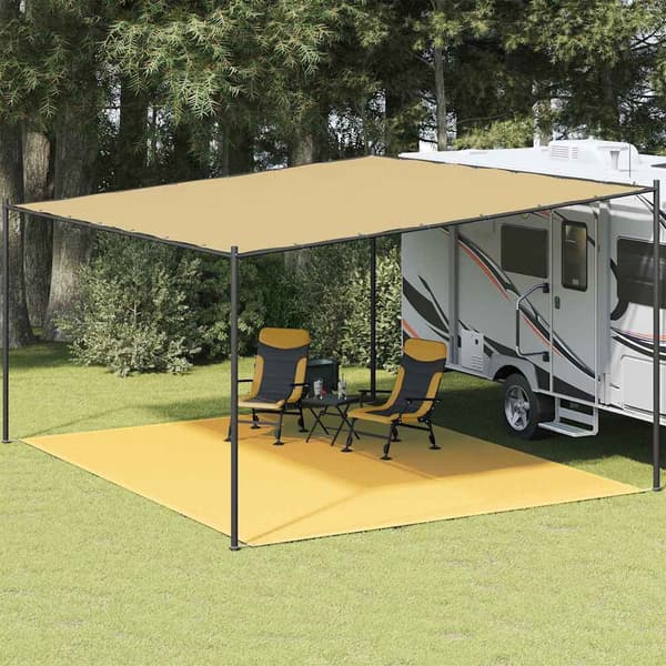 vidaXL Teltteppe 400x500 cm beige