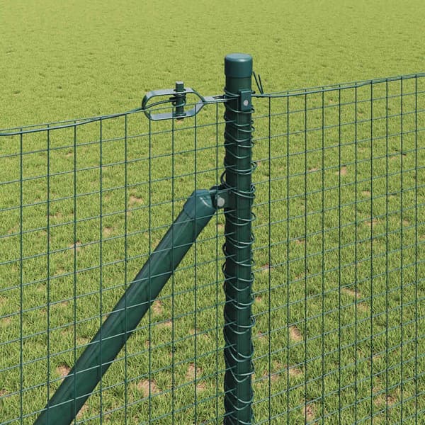 vidaXL Stängselstolpe Grön