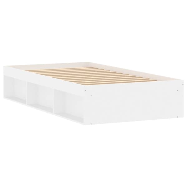 vidaXL Sängram vit 90x200 cm