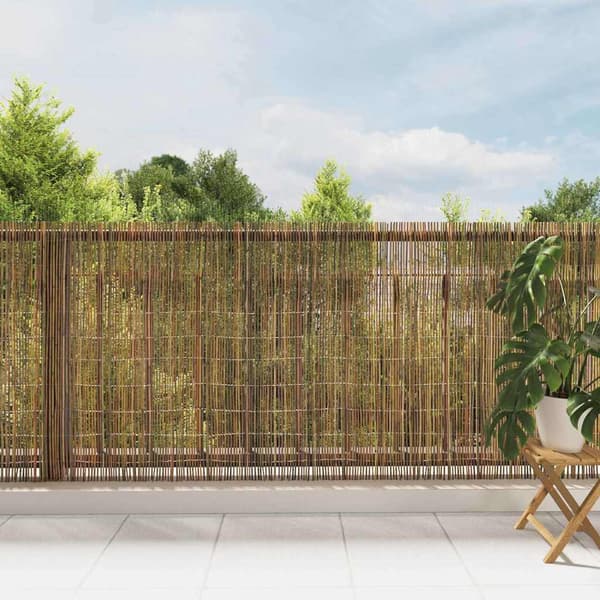 vidaXL Bambuaita Luonnollinen 400 x 125 cm Bambu