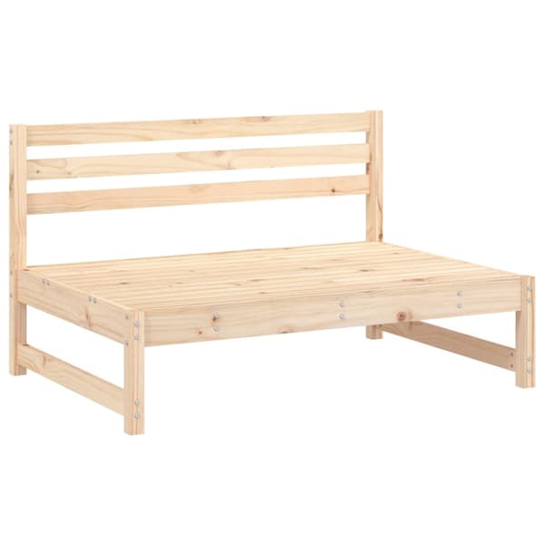 vidaXL Loungegrupp 2 delar massiv furu
