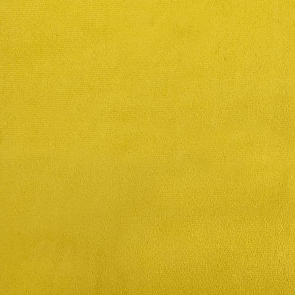 vidaXL Golvbäddsoffa 2-i-1 mörkgul 122x204x55 cm sammet