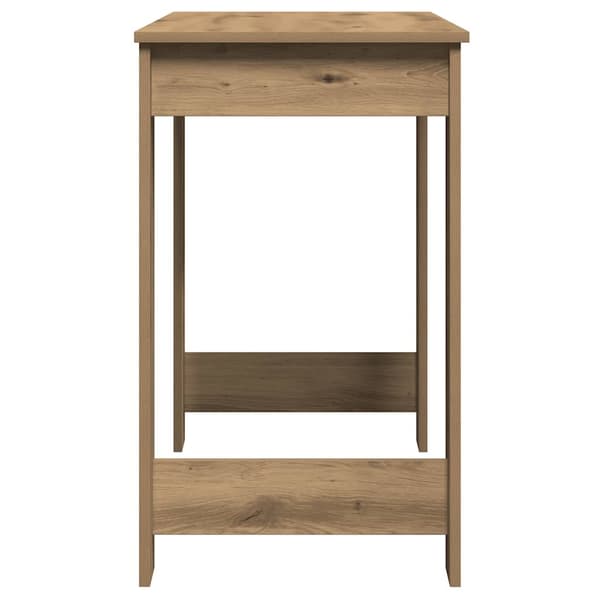 vidaXL Skrivebord artisan eik 100x45x75 cm konstruert tre
