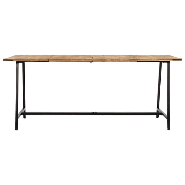 vidaXL Spisebord 180x90x75 cm heltre mango
