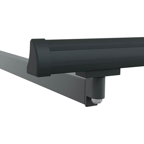 vidaXL Markisram Justerbar Antracit 4 × 3 m Stål