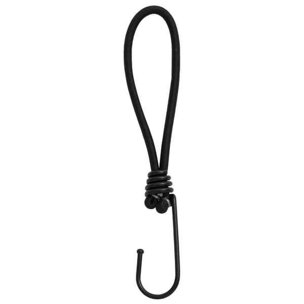 vidaXL Gummistroppar med krok 25 st 17 cm