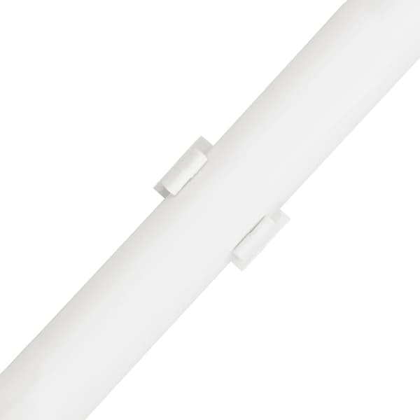 vidaXL Kabelkanaler med klips Ø32 mm 10 m PVC