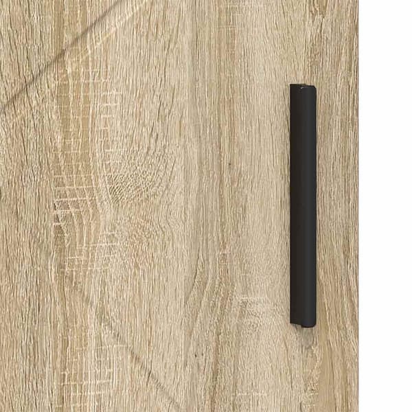 vidaXL Baderomsskap Sonoma eik 60 x 35 x 80 cm Konstruert tre & Metall