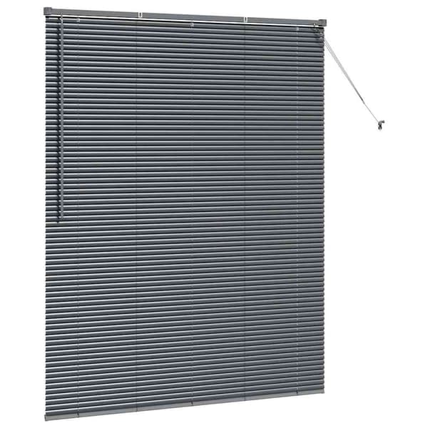 vidaXL Persienner Mörkgrå 175 x 140 cm Aluminium