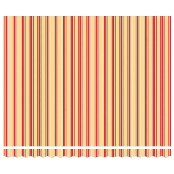 vidaXL Markisram Flerfärgsdesign 400 × 300 cm