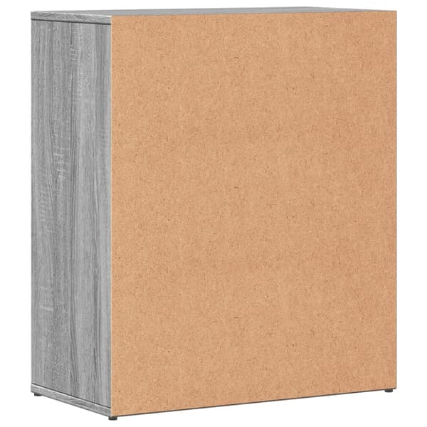 vidaXL Skjenker 2 grå sonoma 60x31x70 cm konstruert tre